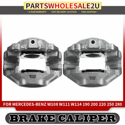 2x Front Left & Righ Brake Caliper for Mercedes Benz W110 W111 W114 190C 200 250