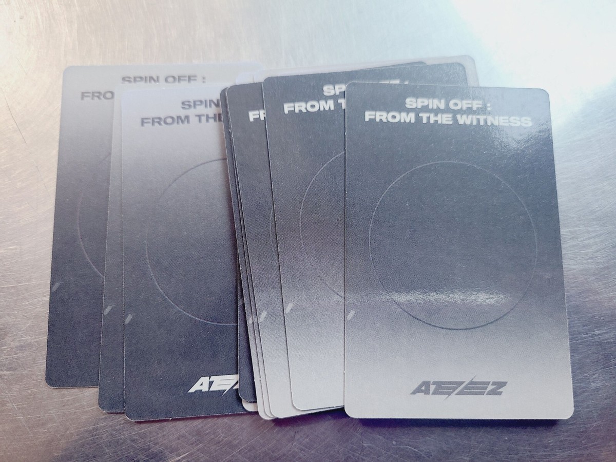 Ateez San Photocard Official 