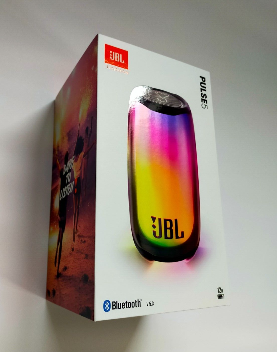 JBL Pulse 5 Speaker Black Portable Waterproof | eBay JBL Pulse 5 Speaker Black Portable Waterproof | eBay