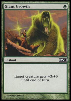 MTG GIANT GROWTH FOIL - GIGANT GROWTH - M10 - MAGIC