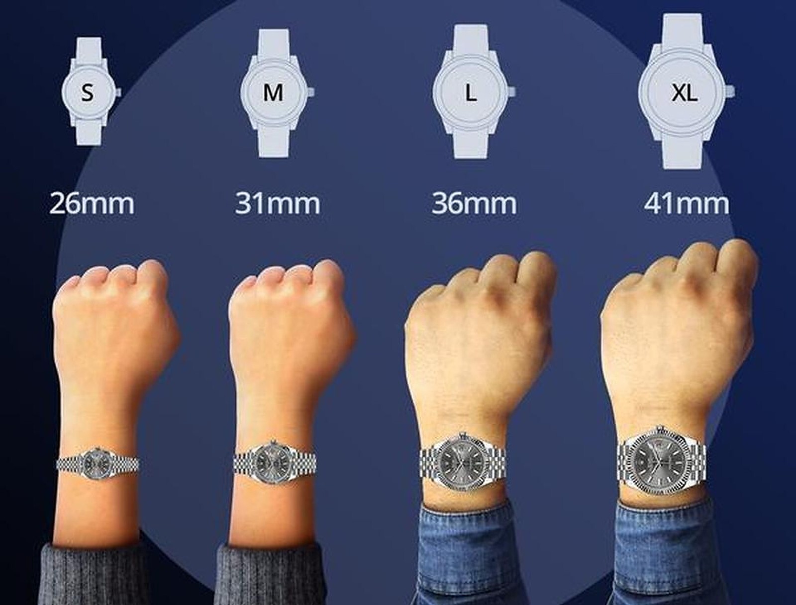 Rolex Datejust 41 Silver Index White Gold Fluted Bezel Watch 126334 Box Papers image 8
