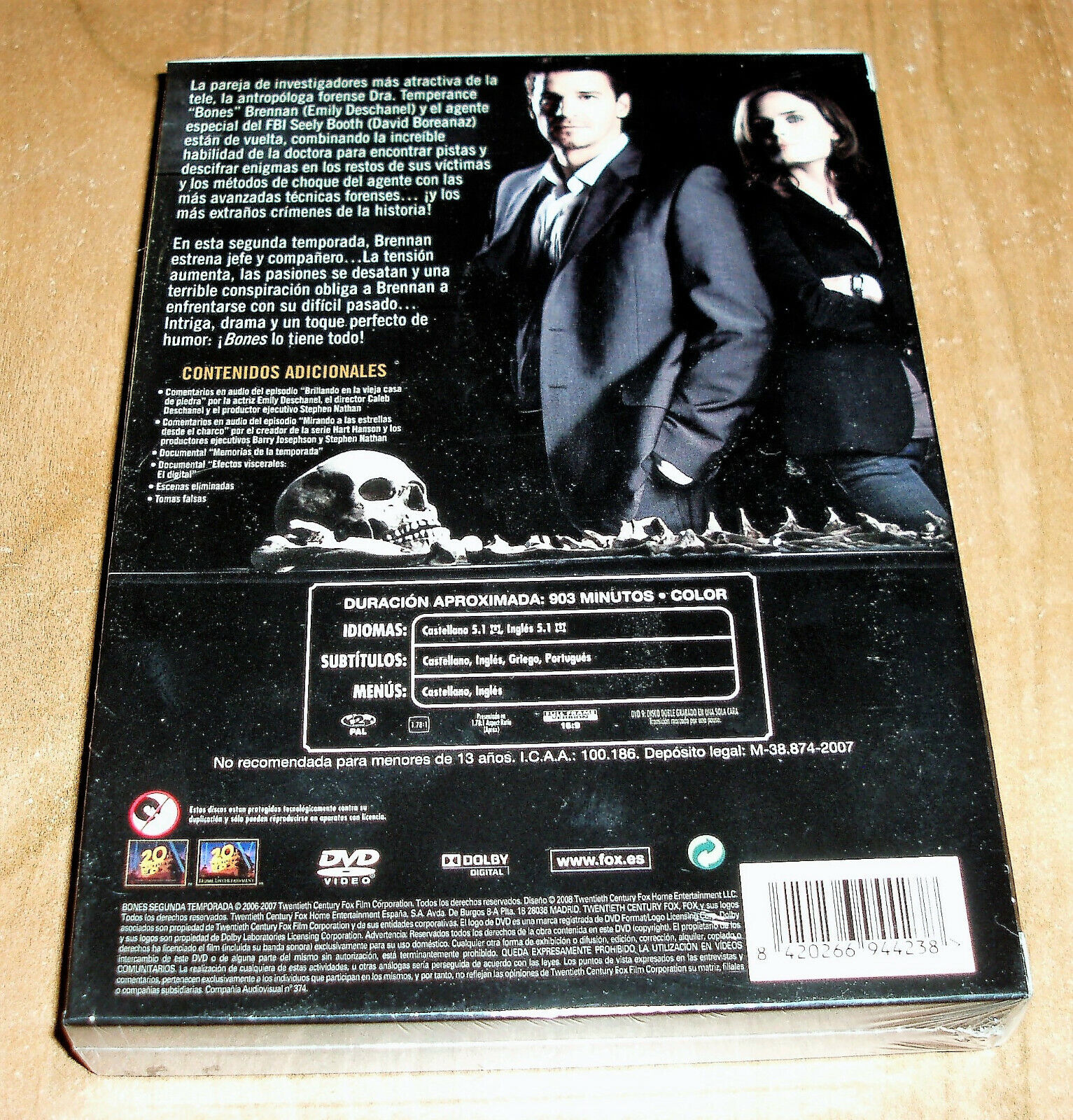 Bones 10ª Season Complete 6 Discs DVD 22 Episodes New (Sleeveless Open) R2