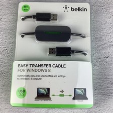 Belkin Easy Transfer Cable For Windows 8-USB 2.0 NEW IN FACTORY SEALED PACKAGE