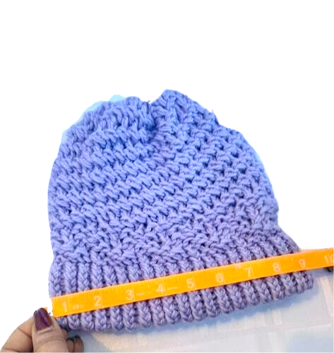 Handmade Beanie touqe - Women Winter Knit Hats Messy Bun  display picture 1