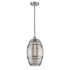 Innovations 616-1P Vaz 1Lt 10" Cord Mini Pendant, SN/SM - 616-1P-SN-G557-10SM