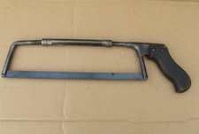 Vintage Hack Saw With Wooden Handle Adjustable - Rare Collectable Hand Tool Saw.