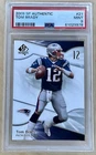 2009 SP Authentic #21 Tom Brady PSA 9