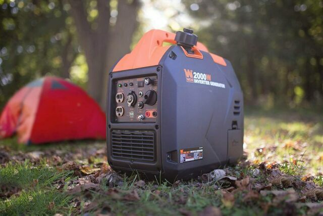 WEN 56203i Super Quiet 2000-Watt Portable Inverter Generator with Fuel
