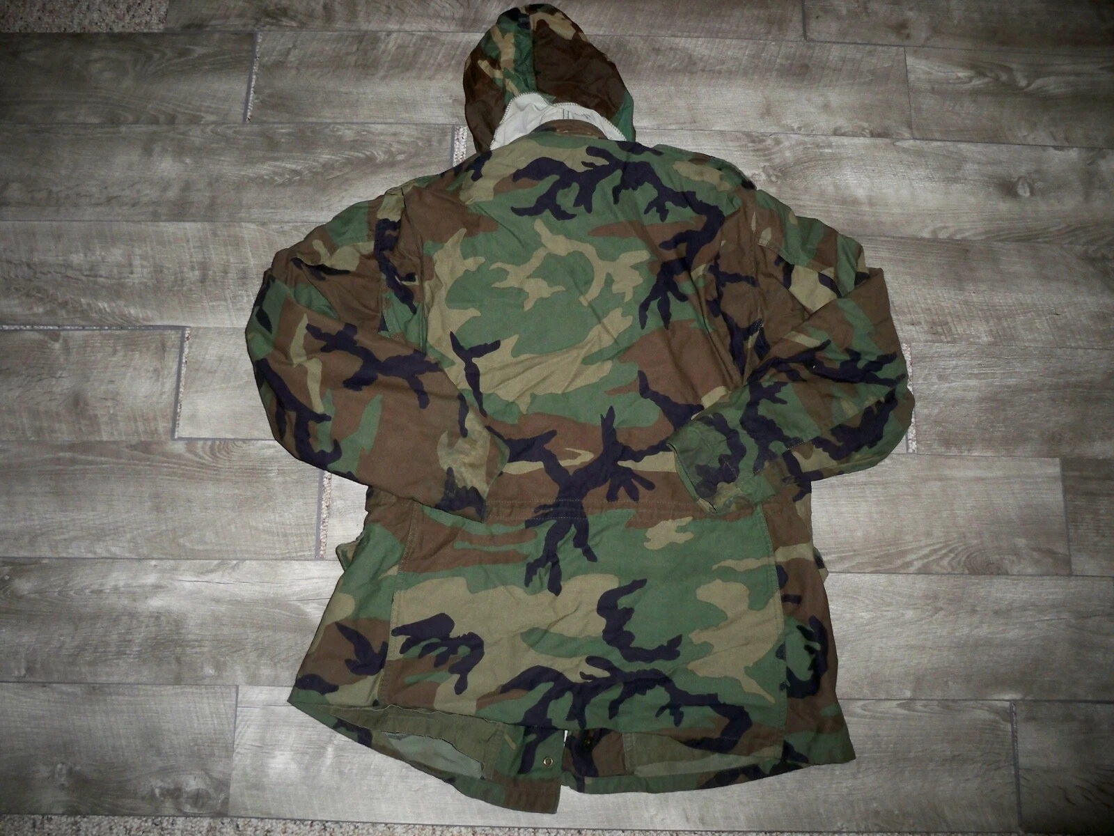  vtg us army camo cold weather military clothes uniform jacket