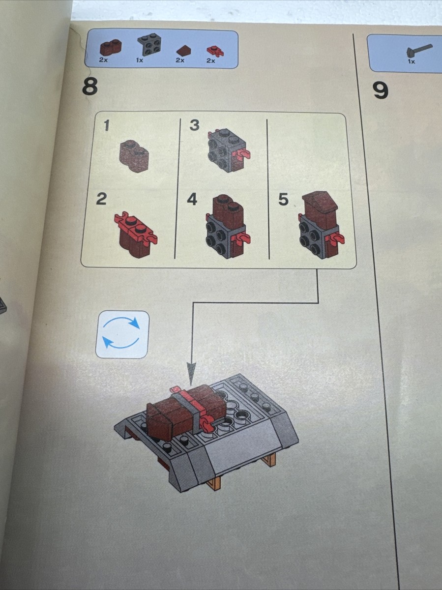 LEGO Blacksmith Shop NINJAGO 2508 Manual Instruction Booklet ONLY