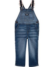 Carter's Stretch Boys, Girls, Unisex Denim Overalls 18m, 2T, 3T NWT