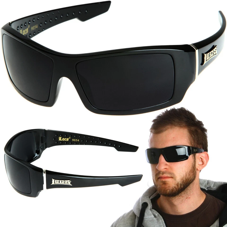 Men's Locs Sunglasses Black Frame Super Dark[1 Pair or 2Pair] Same Day Shipping! - Image 4 of 4