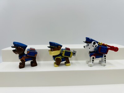 PAW Patrol Ultimate Rescue Police Pups Lot of 3 Action 2'' Figures