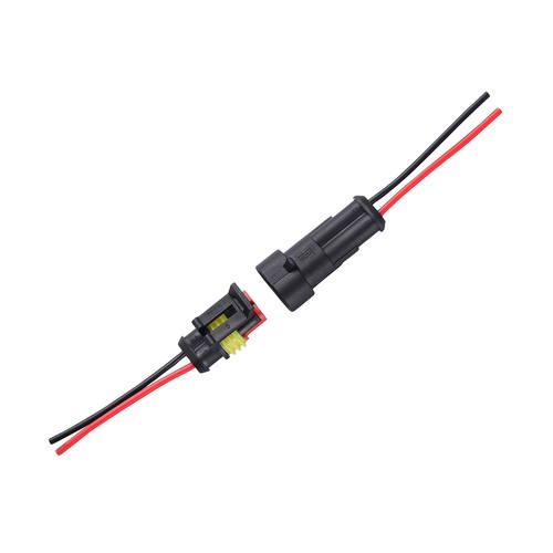 Conector de cable eléctrico impermeable de 12 V 2 pines enchufe terminal cable barco camión automóvil - Imagen 11 de 12