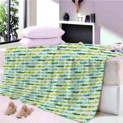 Original Intention Implied Sky 3D Warm Plush Fleece Blanket Picnic Sofa Couch