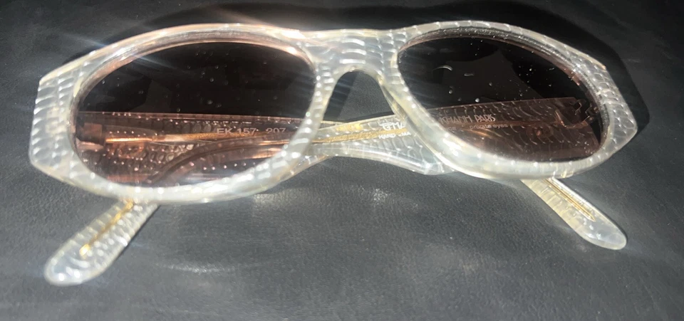 Gafas de sol Emmanuelle Khanh vintage años 80 ojos privados EK 157 207 auténticas raras Foto 4 de 4