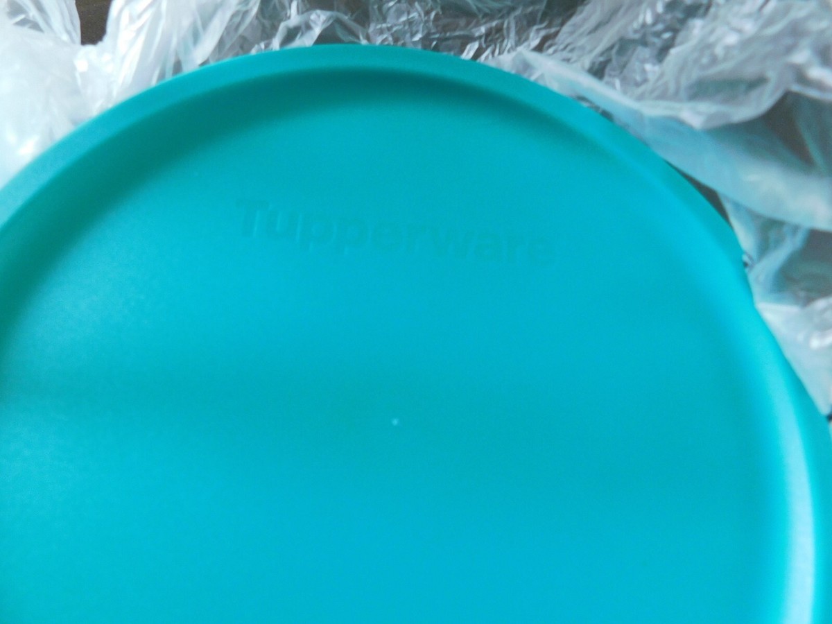 Tupperware Basic Bright Round 3 piece Set New Teal Purple Cubix