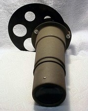 35mm Theater Projector Lens  Rotates  3 Glass Elements  10" Barrel  34 