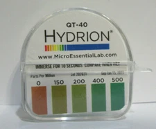 X6 Hydrion QT 40 PH test strips EXP 1/2023 Micro Essential Lab Sanitation Paper