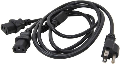 StarTech 6ft IBM Power Y Splitter Cable Black