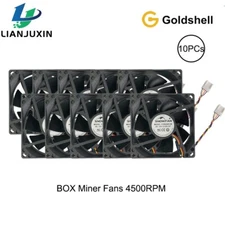 10Pcs 4500RPM Mining Cooling Fans for Goldshell Miner Mini Doge CK/HS/KD/KA BOX