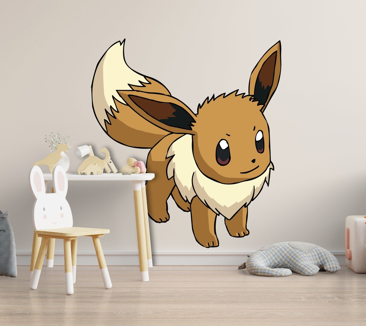 Pack De 9 Pegatinas De Pokémon Eevee – Vinilo Fotográfico De Alta Calidad Para Portátil, Móvil O Nevera