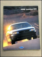 1998 Chevrolet Lumina Ltz Original Car Sales Brochure Catalog 1998 Chevrolet Lumina Ltz Original Car Sales Brochure Catalog