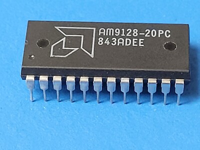 (1 PC) AM9128-20PC AMD Standard SRAM, 2KX8, 200ns, NMOS, PDIP24
