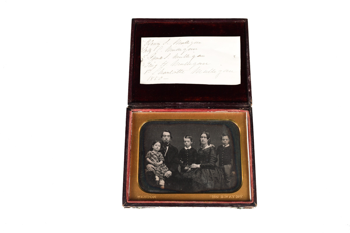 Henry Colton Shumway Miniature Painting of a Gentleman in Black Coat