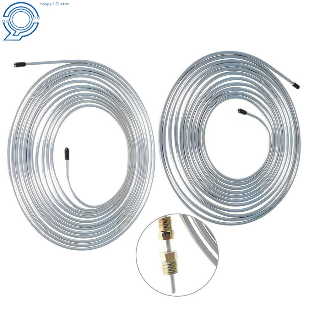 25 Ft. of 3/16 and 1/4 ZincCoated Brake Line Tubing Kit w/32 Fittings