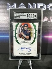 2020 Flawless Penmanship Emerald Auto /2 MITCHELL TRUBISKY #FP-MTR SGC 10/10