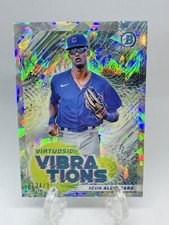 2022 Bowman Chrome Kevin Alcantara Atomic Ice Virtuosic Vibrations Cubs /150 SSP