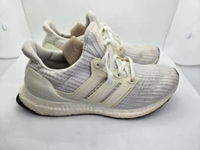 Adidas UltraBoost 4.0 Shoes Men’s 6.5 Triple White Running Athletic Gym Sneakers