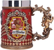 Harry Potter Gryffindor Hogwarts House Collectible Tankard, Red Gold, 1 Count Pa