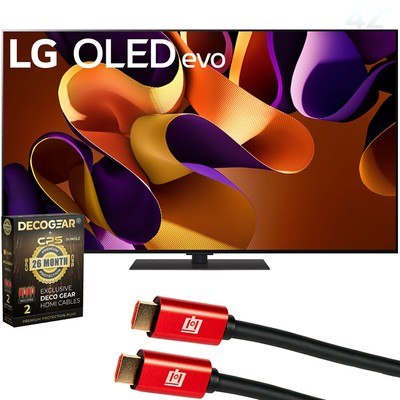 LG 55'' OLED evo G4 Series Smart TV 4K HDR (2024) + 26 Month Protection Kit 