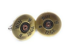 12 GAUGE SHOT GUN CUFFLINKS