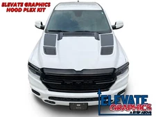 For Ram 1500 Graphics Hood Plex 3m Vinyl Stripes Stickers Auto Decals 2019-2025