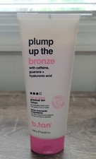 b.Tan Plump Up The Bronze Tan To Deep Gradual Tan Lotion 8 oz Full Size NEW