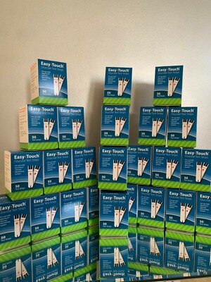 Easy Touch Blood Glucose Test Strips 1200 Ct.  EXP  03/2027 .  Free Shipping 