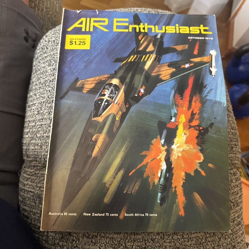 Vtg Air Enthusiast October 1972 Vol 3 #4 Magazine 