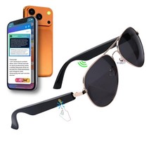AI Smart Glasses with Bluetooth for Men Women Easy Pair with ChatGPT-Claude-G...
