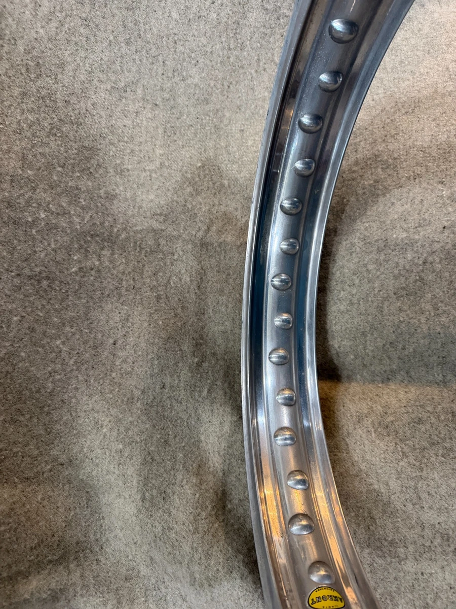 NOS undrilled Akront 18 x 2.15-36 spoke shouldered Aluminum Motorcycle Wheel#175
