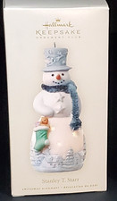 Hallmark Keepsake Snowtop Lodge Stanley T. Starr Snowman Ornament 2008 — listing 6