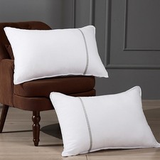 Bed Pillows Queen Size Set of 2, Medium Firm Hotel Pillows for Sleeping, Cool...