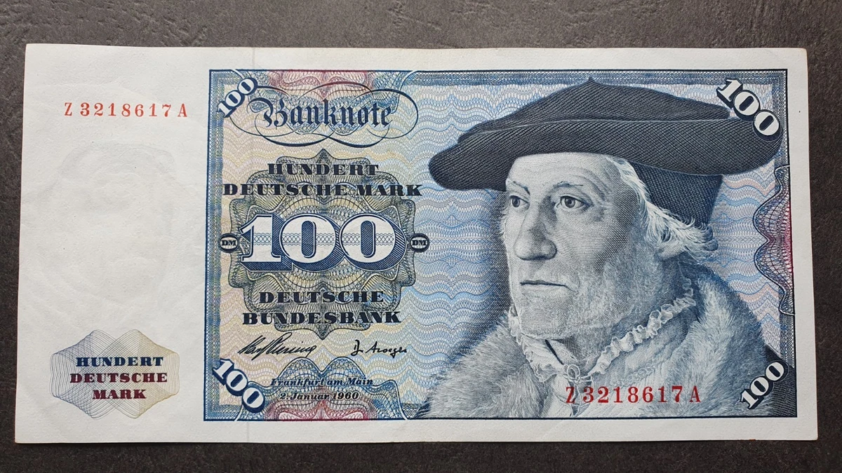 や*い様 100 Deutsche Mark 紙幣と銀貨 100 德国马克| eBay