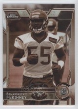 2015 Topps Chrome Rookies Sepia Refractor 14/99 Benardrick McKinney #132 b9e