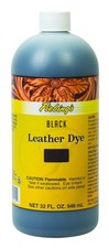 Fiebing's Leather Dye 32oz Black - Alcohol Based, Permanent Leather
