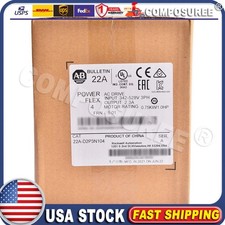 New AB 22A-D2P3N104 PowerFlex 4 0.75 kW 1 HP AC Drive 22AD2P3N104 US Free Tax