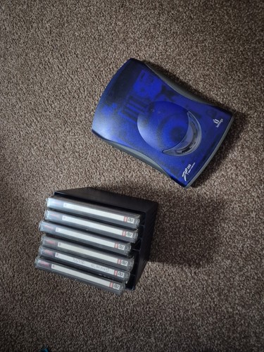 Iomega Zip 250 External Disk Drive With 6 Used Discs