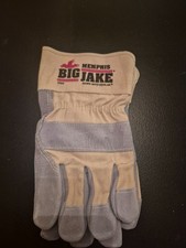 1 pr Big Jake MCR Safety Premium Skórzane rękawice robocze z palmami XL Szyte z kevlarem